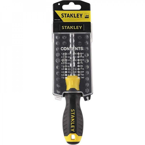 Отвертка со сменными насадками Stanley Standart STHT0-70885