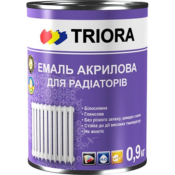 Емаль Triora радіаторна 0.8 л