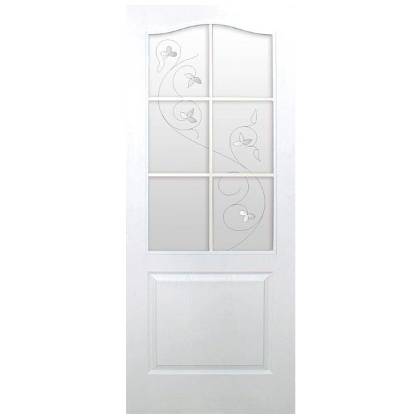 Дверное полотно ОМиС Классика ВС + КМ 900 мм белый структурный