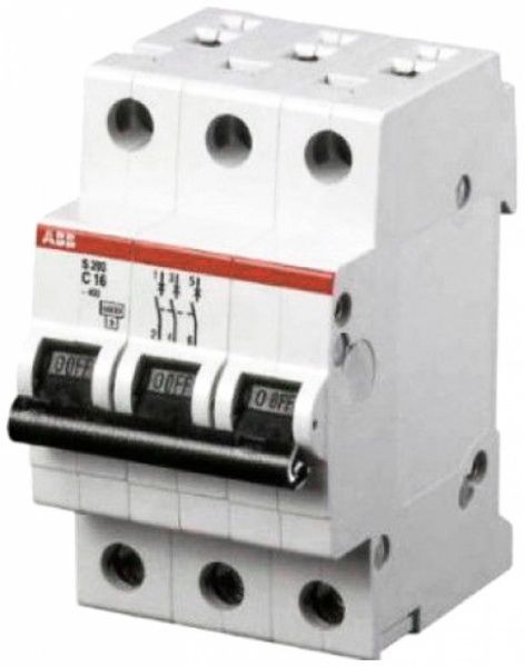 Автоматичний вимикач  ABB SH203-С16 3Р 16 А С 2CDS213001R0164