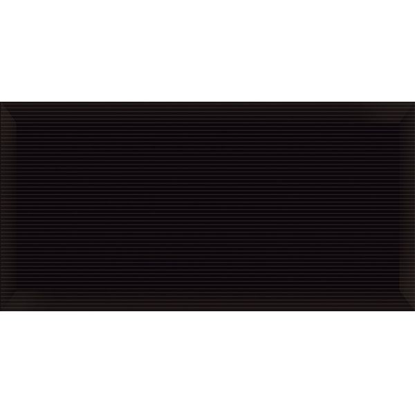 Плитка Интеркерама Pergamo 123 082 150x400 мм черная