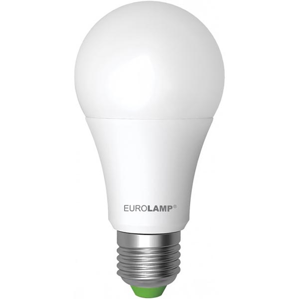 Лампа світлодіодна Eurolamp 3 шт./уп. 10 Вт A60 матова E27 220 В 3000 К MLP-LED-A60-10273(3) 