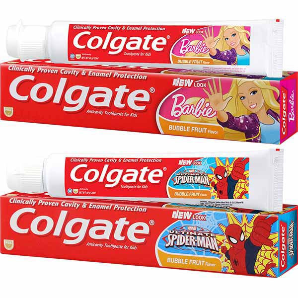 Дитяча зубна паста Colgate Barbie, Batman для дітей 6 + 75 мл