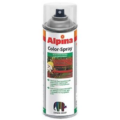 Аерозоль Alpina Color-Spray білий алюмінієвий 400 мл