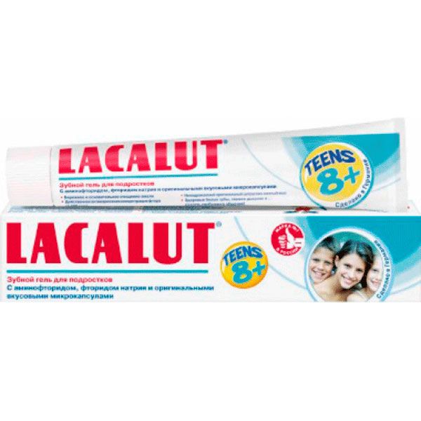 Детская зубная паста Lacalut подросткам 8+ 50 мл