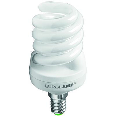 Лампа Eurolamp T2 Spiral 15 Вт 2700K E14