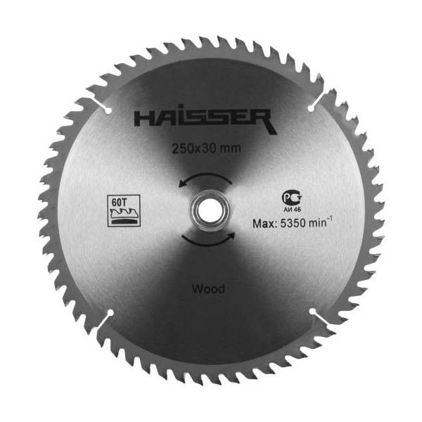 Пильный диск Haisser  250x30x3 Z60