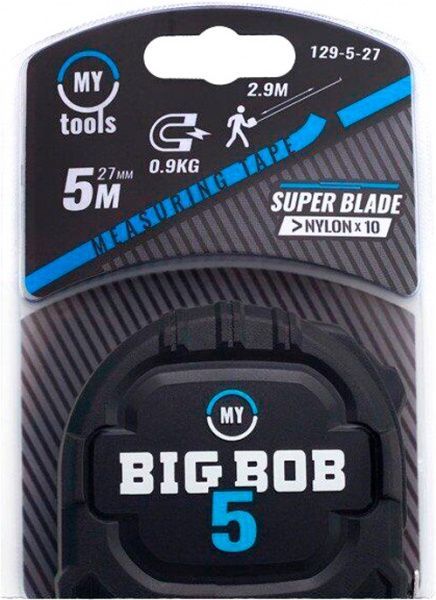 Рулетка My Tools Big Bob 129-5-27 5 м x 27 мм