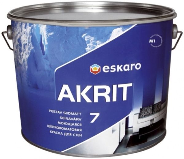 Краска Eskaro Akrit 7 TR база под тонировку 9л 10,8кг