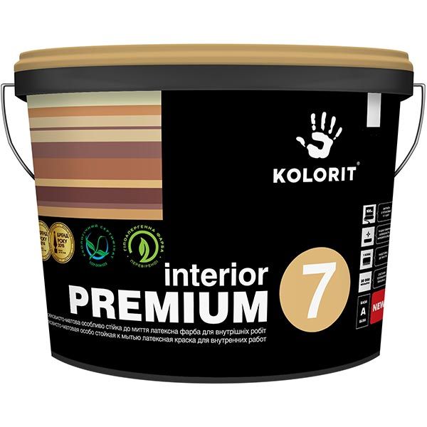 Краска Kolorit Interior Premium 7 A 0.9 л