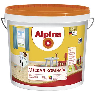 Краска Alpina Для детской комнаты B1 5 л