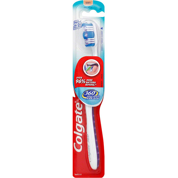 Щетка зубная Colgate 360 Clean мягкая