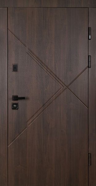 Дверь входная Abwehr КТ1-460 (V) 096Л Kale2 ЧФ коричневый 2050x960мм левая