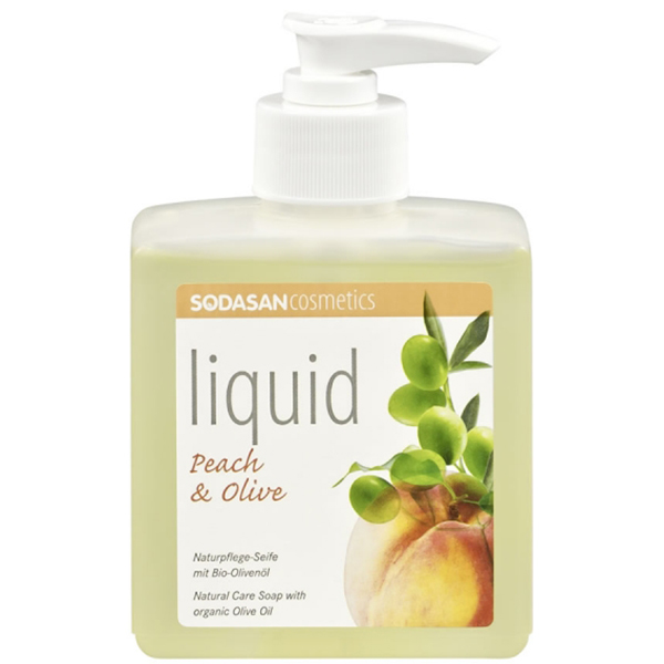 Мыло жидкое Sodasan Liquid Peach-Olive 300 мл