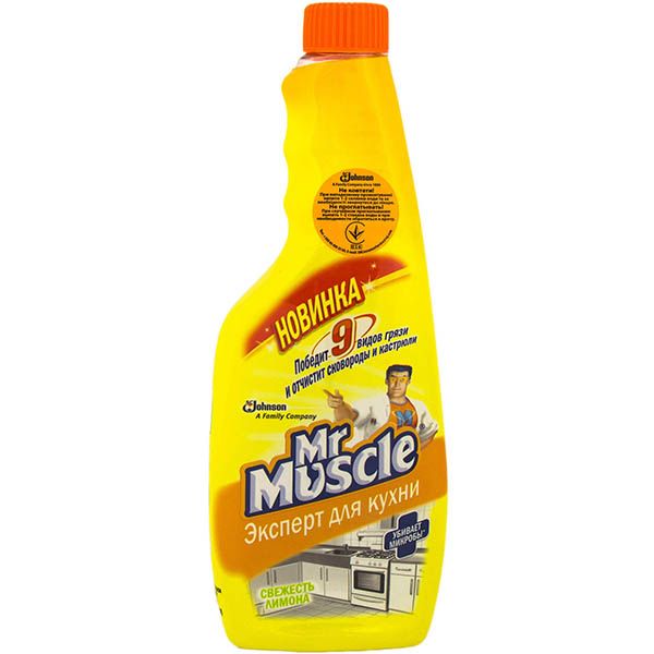Засіб для чищення кухні Mr Muscle Лимон 500 мл запаска