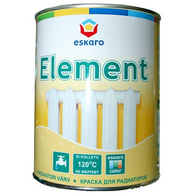 Эмаль Eskaro Element радиаторная 0.9 л