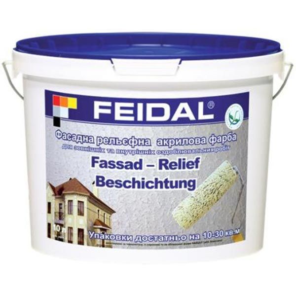 Краска Feidal Fassad-Relief Beschichtung 10 л