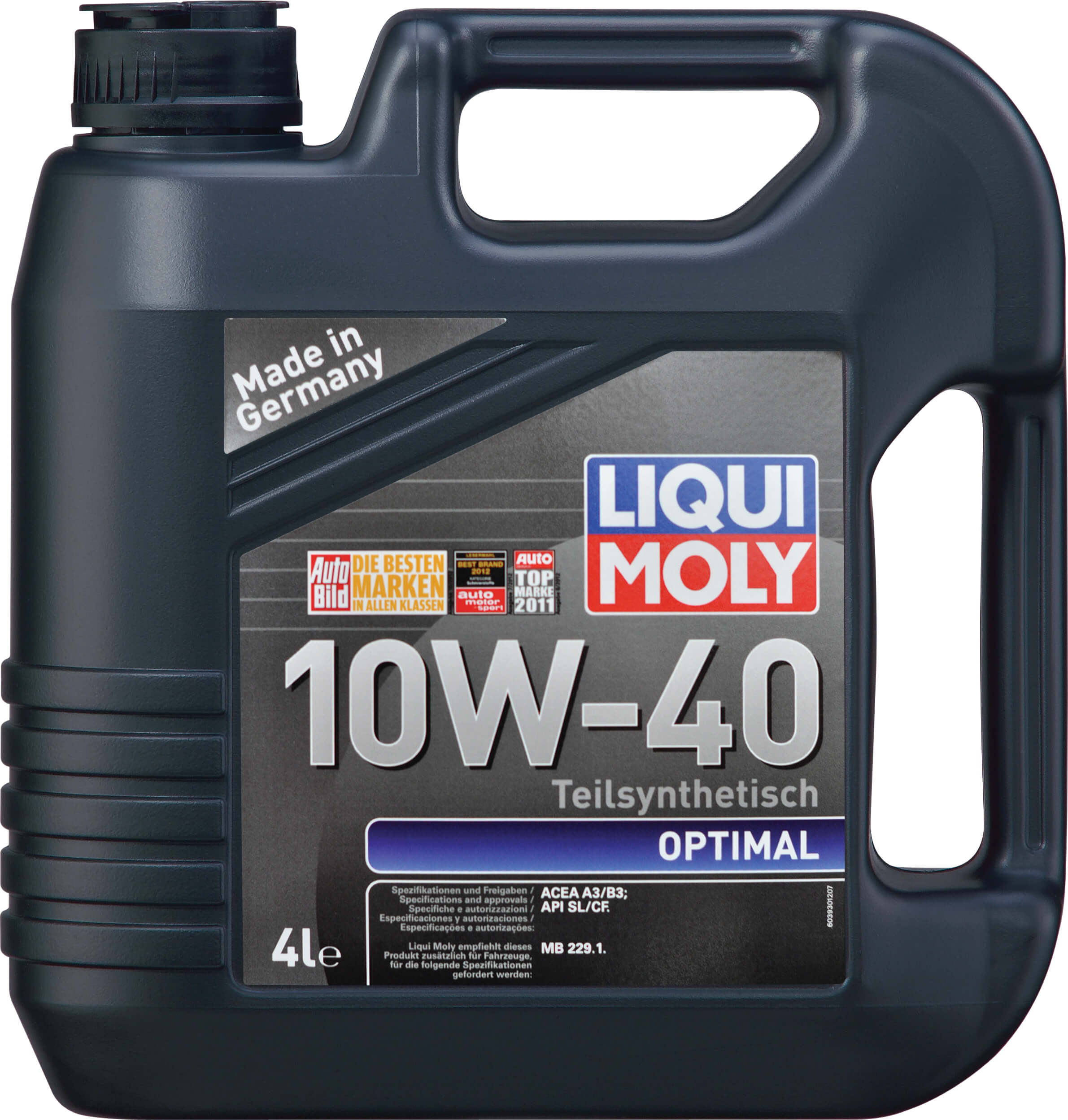 Моторное масло Liqui Moly Optimal 10W-40 4 л (3930)
