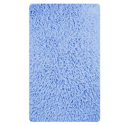 Коврик для ванной Макароны голубой 50x80 см