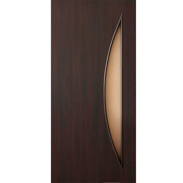 Дверь межкомнатная Омис Парус 90 см венге со стеклом
