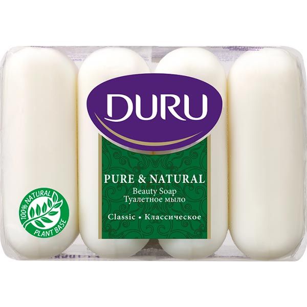 Мило Duru Pure&Natural Класичне 340 г 4 шт./уп.