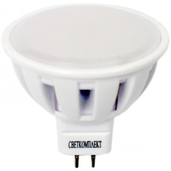 Лампа светодиодная Светкомплект 3.5 Вт MR16 матовая GU5.3 220 В 3000 К 