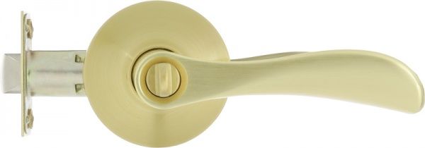 Ручка на розетке Apecs 891-03-GМ WC матовое золото