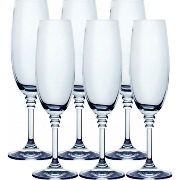 Набір бокалів для шампанського Olivia 190 мл 6 шт b40346 Bohemia