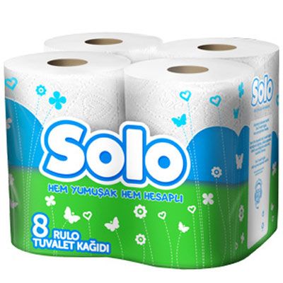Бумага туалетная Solo Ультра 8 шт
