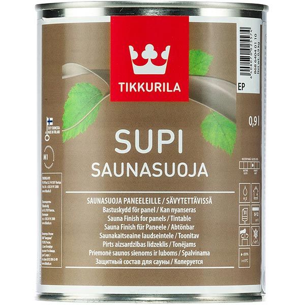 Захисний засіб TIKKURILA Supi Saunasuoja напівмат 0,9 л