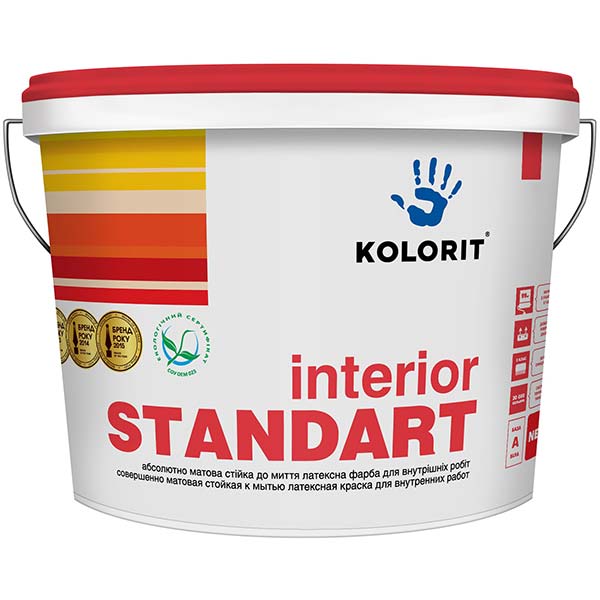 Краска Kolorit Interior Standart A 2.7 л