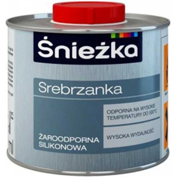 Емаль Sniezka термостійка сріблянка Srebrzanka срібний 0,2л