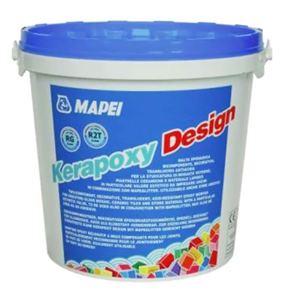 Затирка Mapei Kerapoxy Design 730 голубая 3 кг