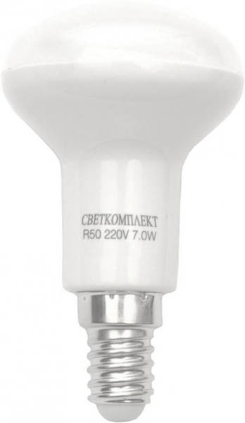 Лампа светодиодная Светкомплект 7 Вт R50 матовая E14 220 В 4500 К 