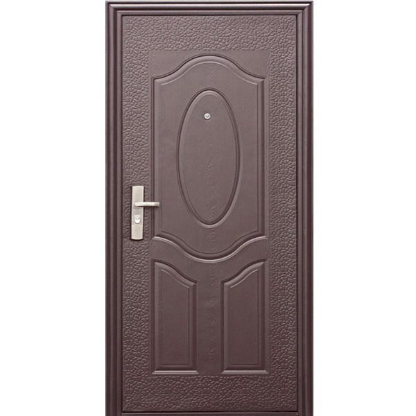 Двері вхідні Е40М ФВ коричневий 2050х960мм праві