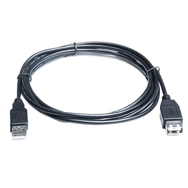 Кабель Real-El USB2.0 AM-AF 3 м чорний