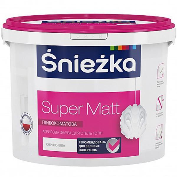Краска Sniezka Super Matt 1.4 кг