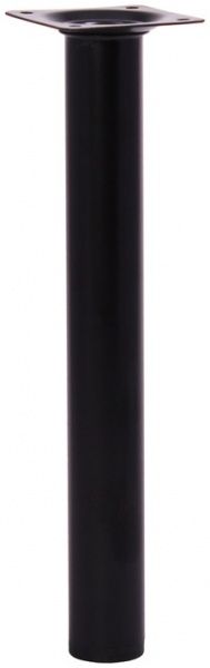 Меблева ніжка Larvij L61R25CH30 d30x250 мм черная 