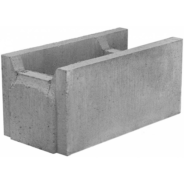 Блок бетонний Золотой Мандарин для нез'ємної опалубки 510x250x235 мм