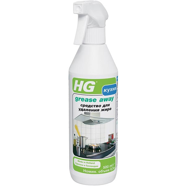 Средство HG Grease Away для удаления жира 0,5 л