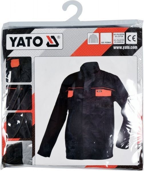 Куртка рабочая YATO р. XXXL YT-80905 черный