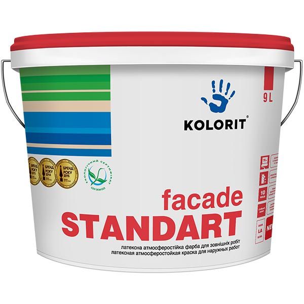 Фарба Kolorit Facade Standart LС 9 л