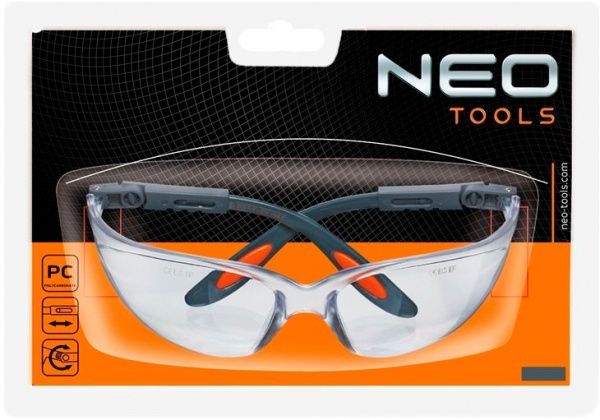 Окуляри захисні NEO tools білі 97-500