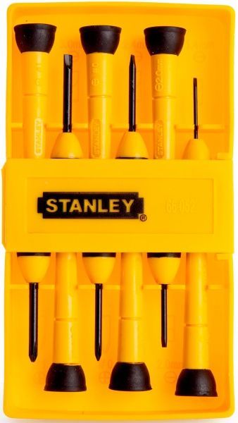 Набір викруток Stanley прецизійні Instrument набір 6 шт. 1,4 мм cтандарт×130 мм 0-66-052