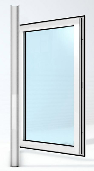 Вікно поворотно-відкидне REHAU ECOSOL-DESIGN 60 800x1000 мм праве