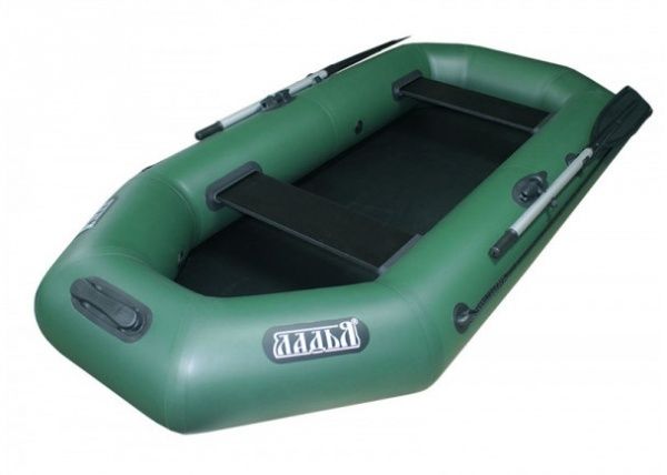 Човен надувний Ладья гребний ЛТ-310СТ зелений