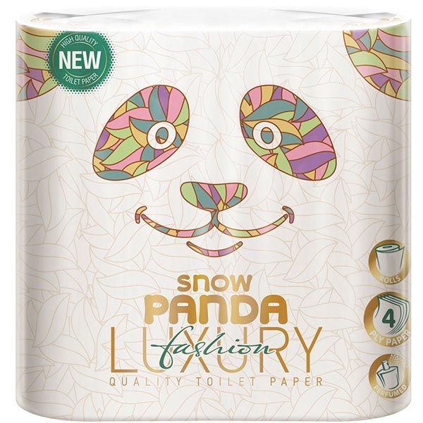 Папір туалетний Сніжна панда Luxury Fasion 8 шт