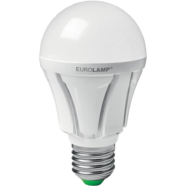 Лампа LED Eurolamp Turbo A60 10 Вт E27 4000K dimmable холодне світло