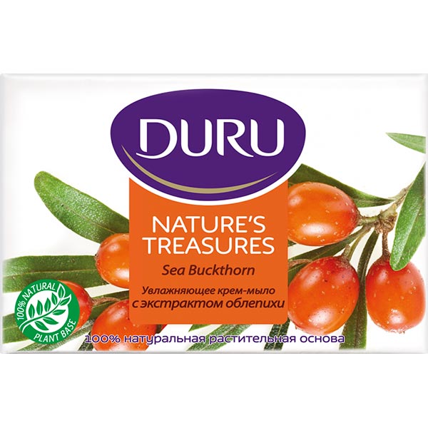 Крем-мыло Duru Nature’s Treasures экстрактом облепихи 90 г