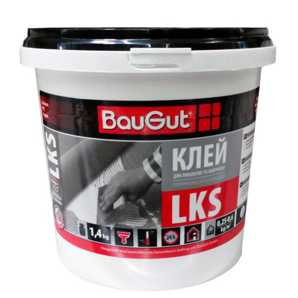 Клей для линолеума и ковролина BauGut 1,4 кг